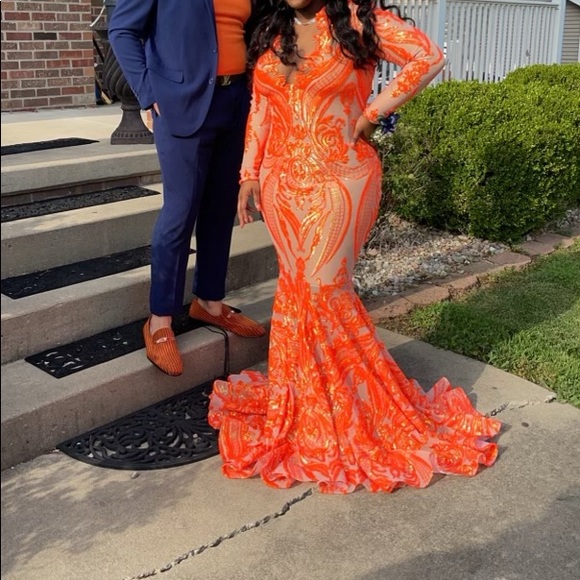 Sequin Prom Dress - Picture 1 of 3